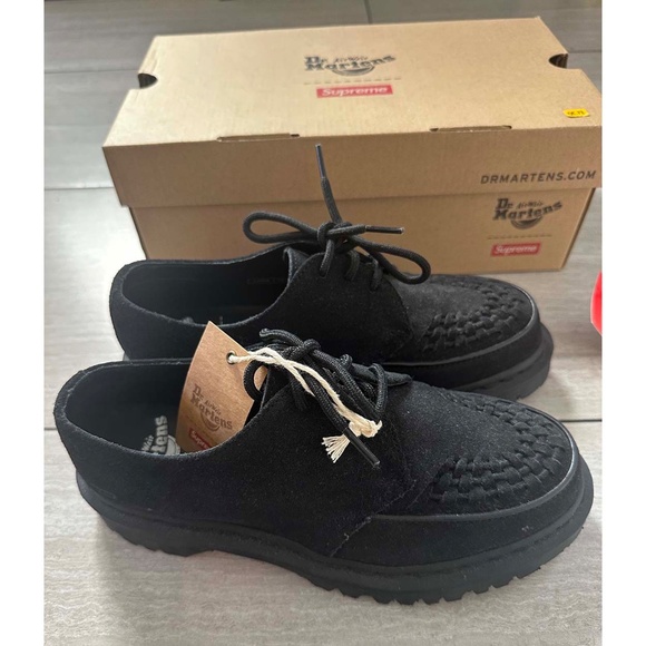 Supreme x Dr Martens: Ramsey Creeper shoes, black suede, eu 39, UNISEX - Picture 5 of 12